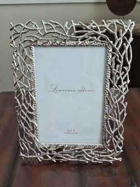 Lawrence Homes Silver Decorative Branch Frame, 5 X7
